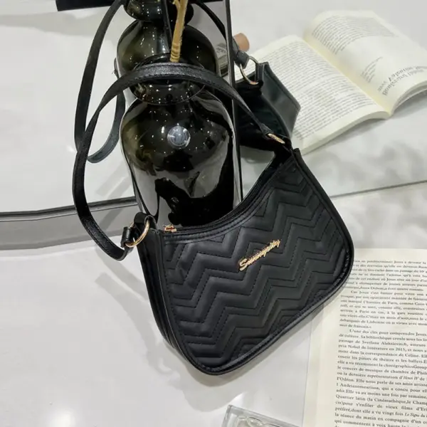 Bolso de mano de piel de cocodrilo de alta marca, sencillo, de tendencia de nicho, para mujer - Imagen 15