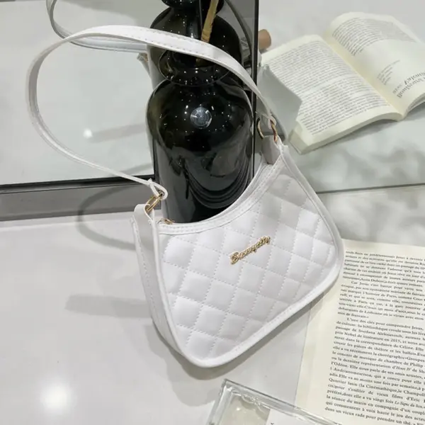 Bolso de mano de piel de cocodrilo de alta marca, sencillo, de tendencia de nicho, para mujer - Imagen 19