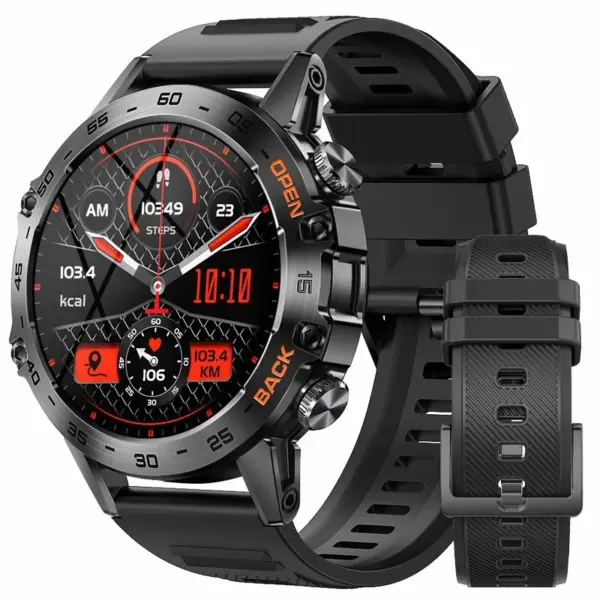 LIGE - Reloj inteligente con llamadas y Bluetooth de 1,39 pulgadas para hombre, para deportes al aire libre, fitness, control del ritmo cardíaco y de la salud, para teléfonos Android e IOS - Imagen 10
