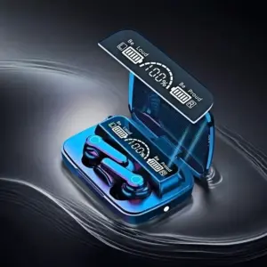 Auriculares inalámbricos M19 TWS con Bluetooth 5.3, alta fidelidad, 9D, táctiles, IPX7, resistentes al agua y con pantalla digital.